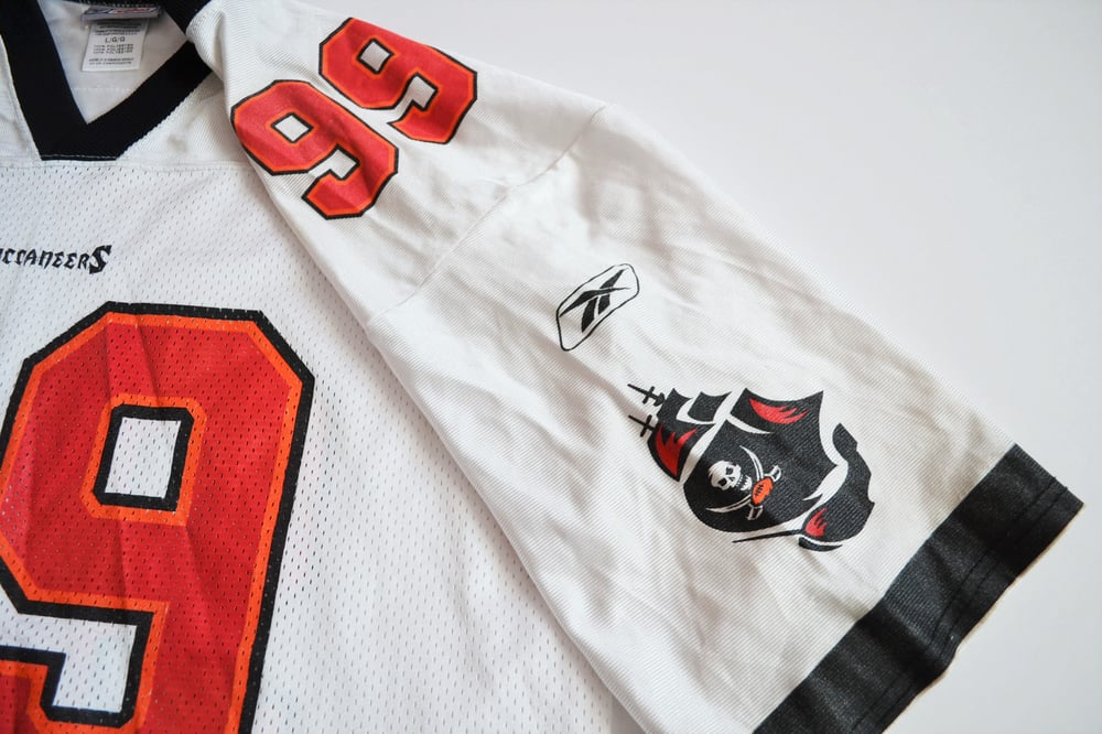 Tampa bay buccaneers white throwback jersey top
